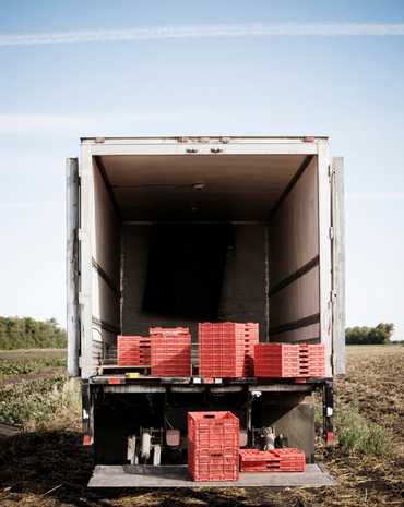 Ladebordwand bei Caf Transport